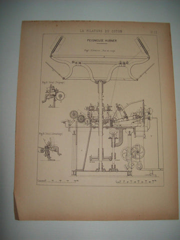 Lamina 1099: PEIGNEUSE HUBNER. ELEVATION ET DETAILS