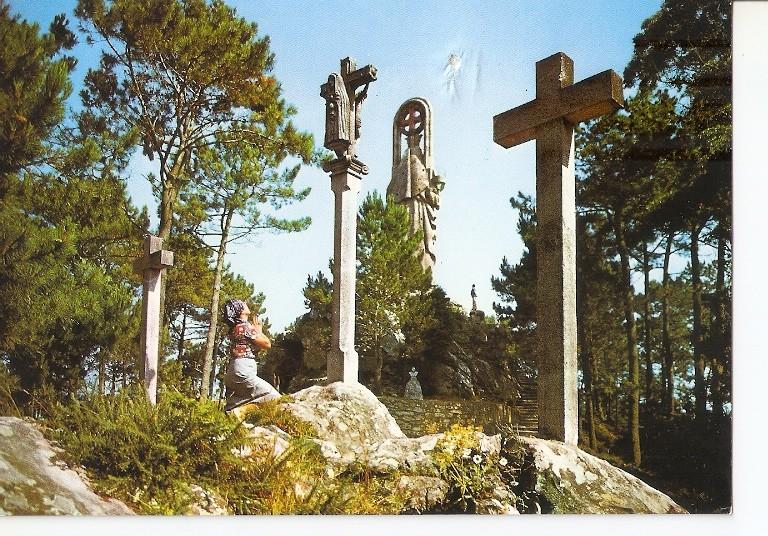 Postal 050009 : Bayona La Real. Calvario y Virgen de la Roca