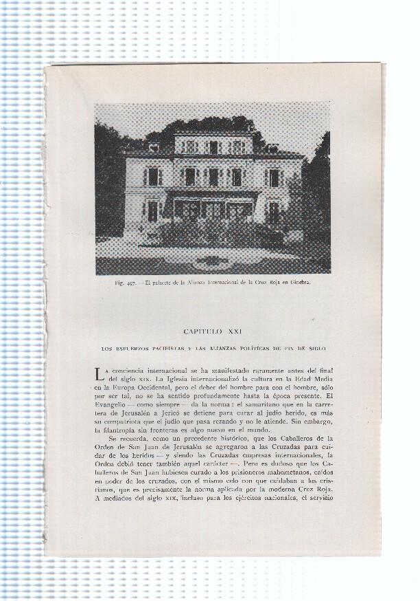 Historia del Mundo bloque 21: Los esfuerzos pacifistas y las alianzas politicas ( 24 paginas, 23 fotos b/n, 1 foto color)