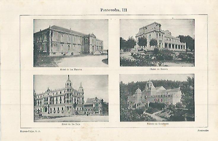 LAMINA ESPASA 15235: Edificios de Pontevedra