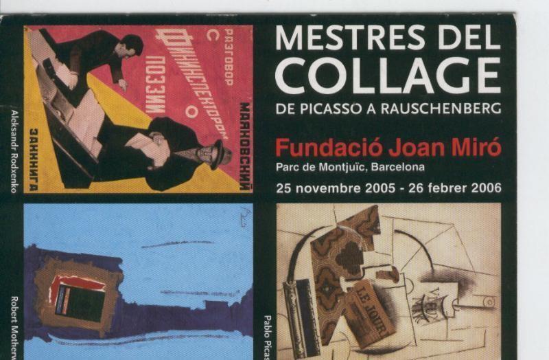 Postal 006603 : Publicitaria Mestres del Collage, Fundacio Joan Miro