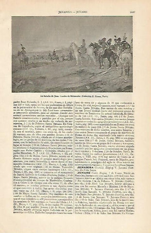 LAMINA ESPASA 6203: La batalla de Jena por Meissonier
