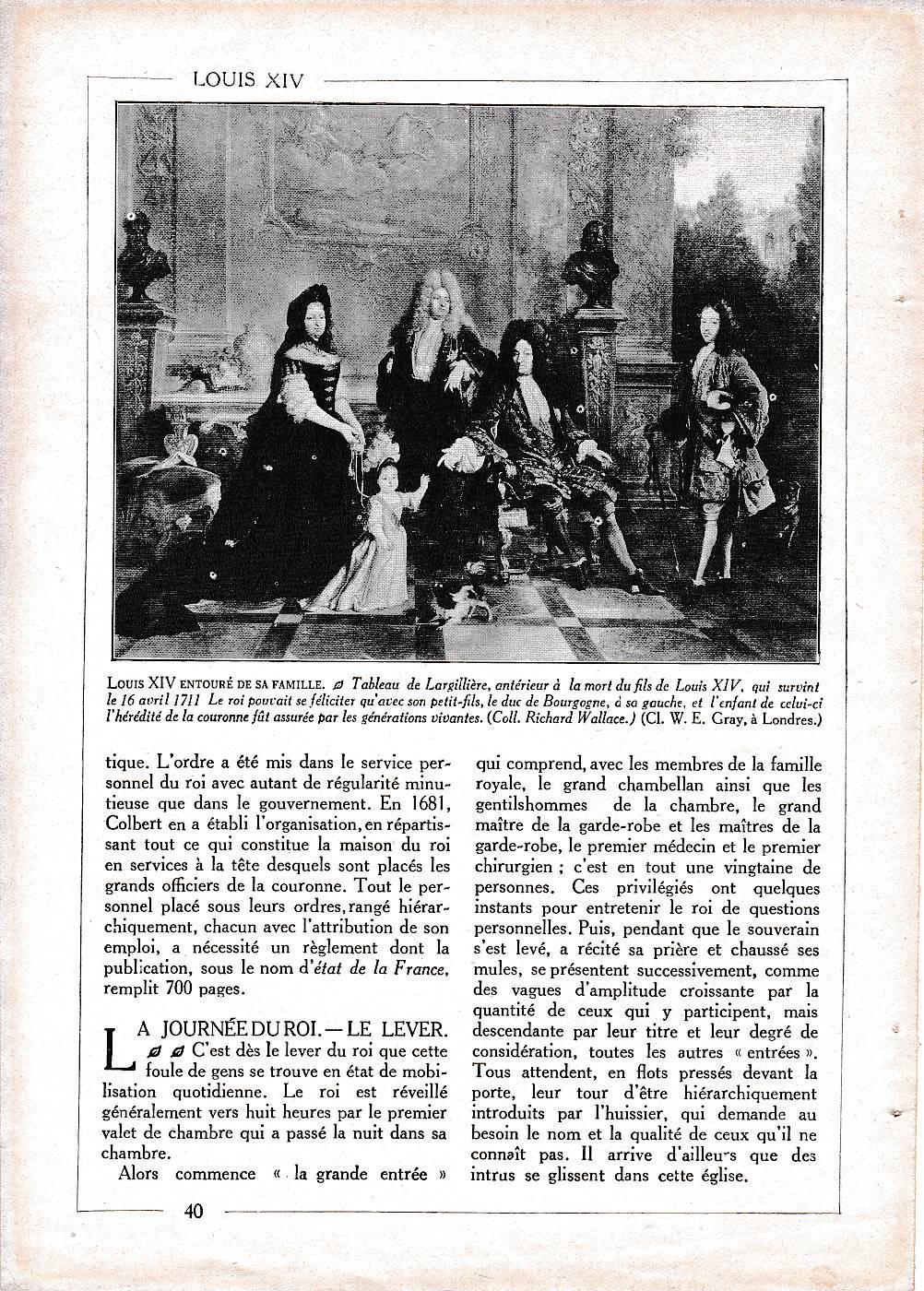 LAMINA 30088: Louis XIV entourne de sa famille