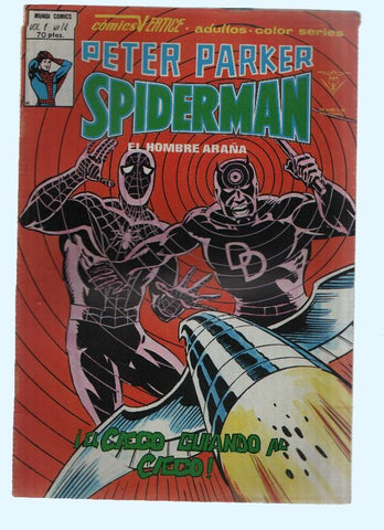 PETER PARKER SPIDERMAN, Volumen 1, Numero 14: El Ciego Guiando al Ciego (Vertice 1979)