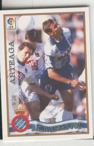 Cromos: Las Fichas de la liga 97-98: R.C.D.Espanyol numero 248: Arteaga
