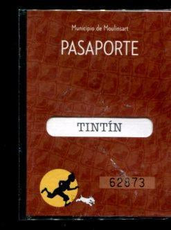 Pasaporte Tintin numero 62873