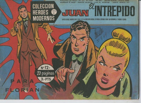 Heroes Modernos serie C numero 12: Juan el Intrepido: Para Glorian
