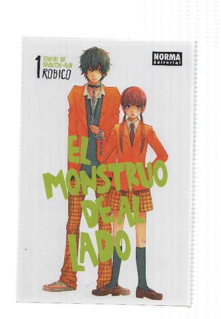 Manga: EL MONSTRUO DE AL LADO: Numero 01 -  Robico (Norma 2016)