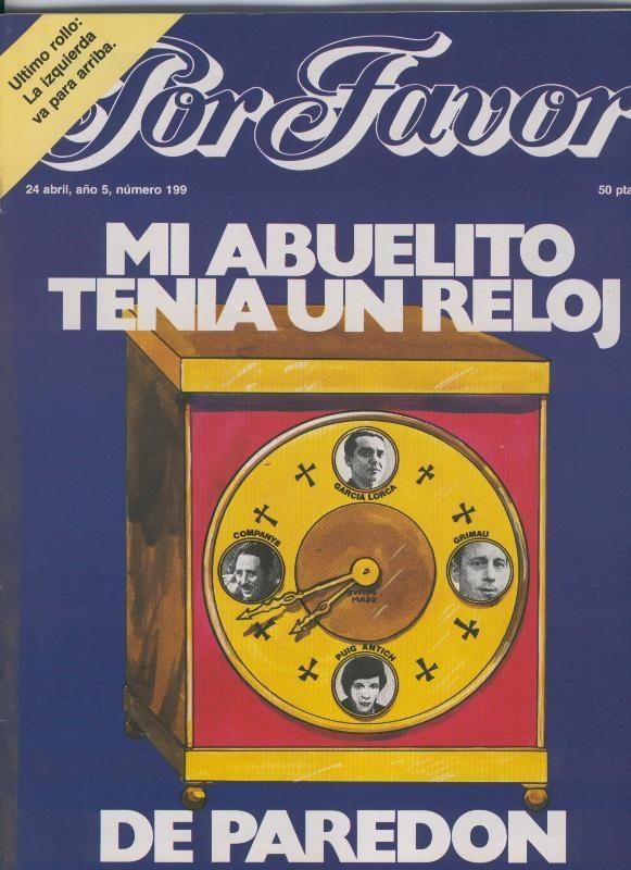 Por Favor numero 199,  24 abril 1978>: mi abuelieto tenia un reloj