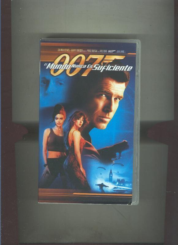 Video VHS: 007 El mundo nunca es suficiente (Pierce Brosnan)