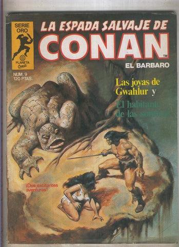 La Espada Salvaje de Conan primera edicion numero 009 (numerado 2 en trasera)