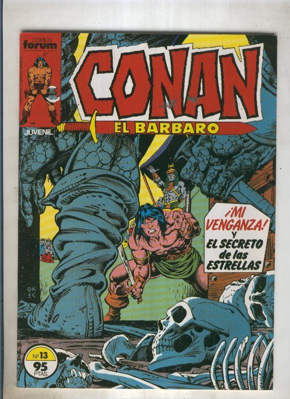 Conan el Barbaro primera edicion numero 013 (numerado 1 en trasera)