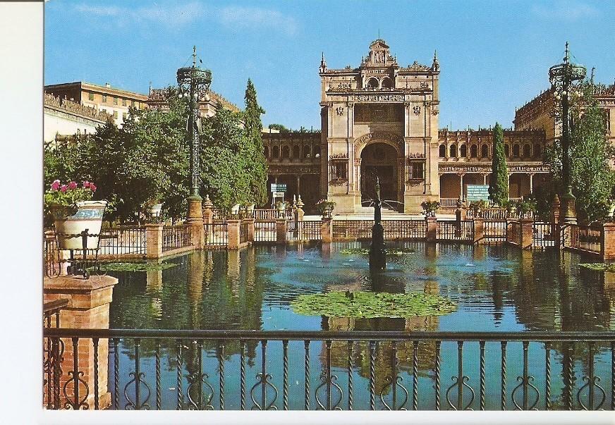 Postal 027967 : Sevilla, Plaza de America. Museo del Arqueologico