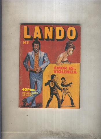 Lando numero 05: Amor es...violencia (numerado 1 en trasera)