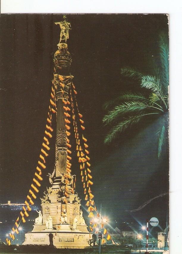 Postal 023651 : Monumento a Colon - Barcelona