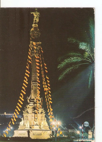 Postal 023651 : Monumento a Colon - Barcelona