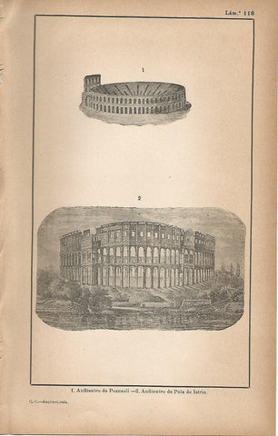 Lamina 118: Anfiteatro de Pozzuoli - Anfiteatro de Pola de Istria
