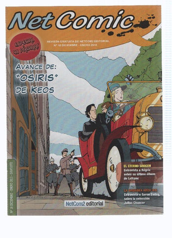 Revista: NET COMIC, Numero 18: Avances de: Osiris de Keos (NetCom2 2012)