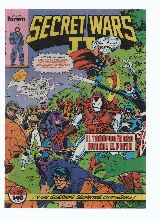 SECRET WARS II, Volumen 1, Numero 29: Desesperacion (Forum 1987)