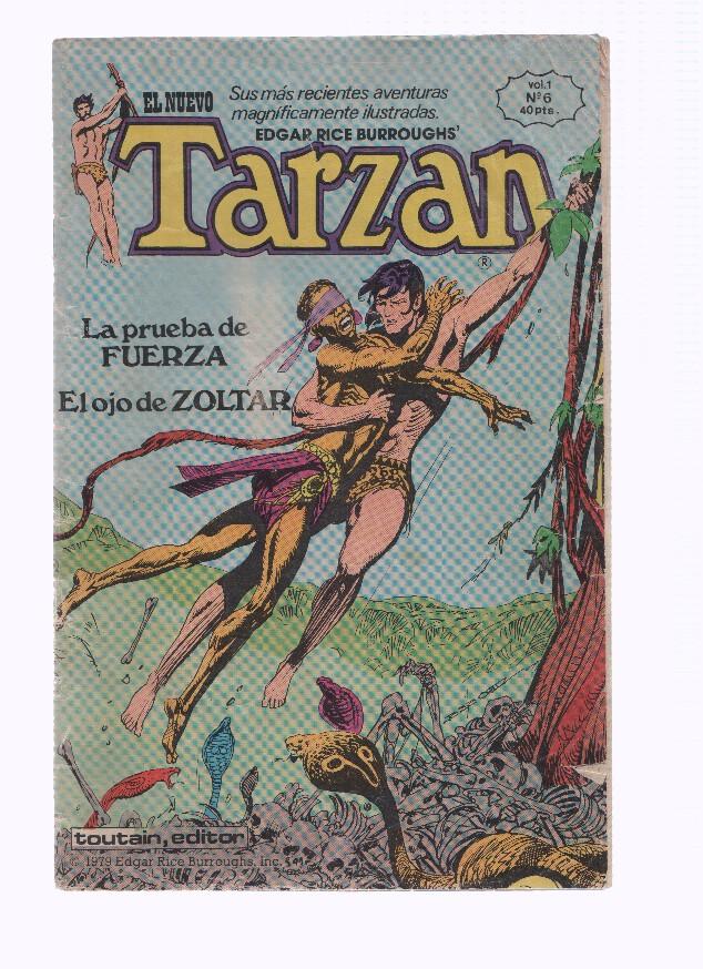 TARZAN, Volumen 1, Numero 06: La Prueba de Fuerza (Toutain 1979)