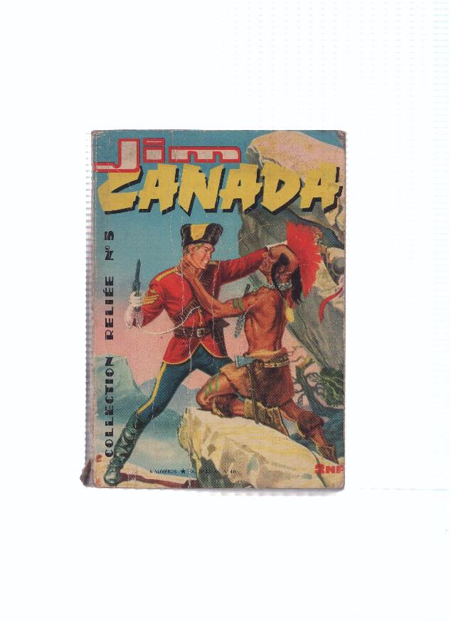 Collection Reliee, Numero 05: JIM CANADA: Numeros del 33 al 40 (Imperia 1962)