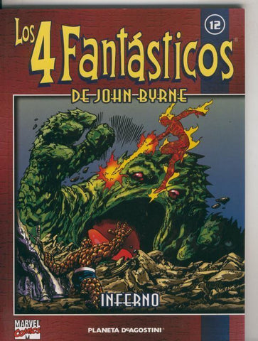Coleccionable Los 4 Fantasticos de John Byrne numero 12