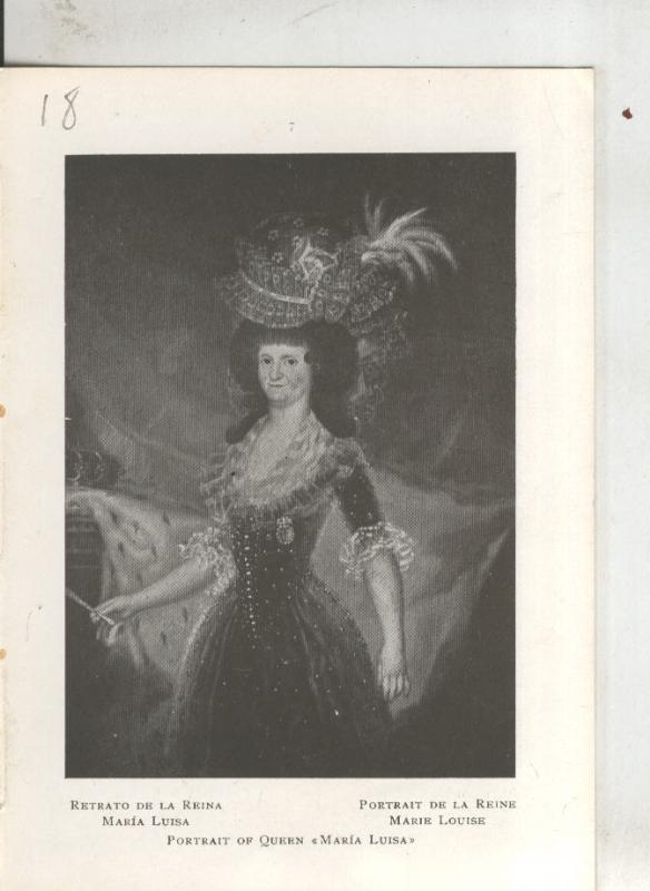 Goya en el museo del prado: lamina 18: Retrato de la reina Maria Luisa
