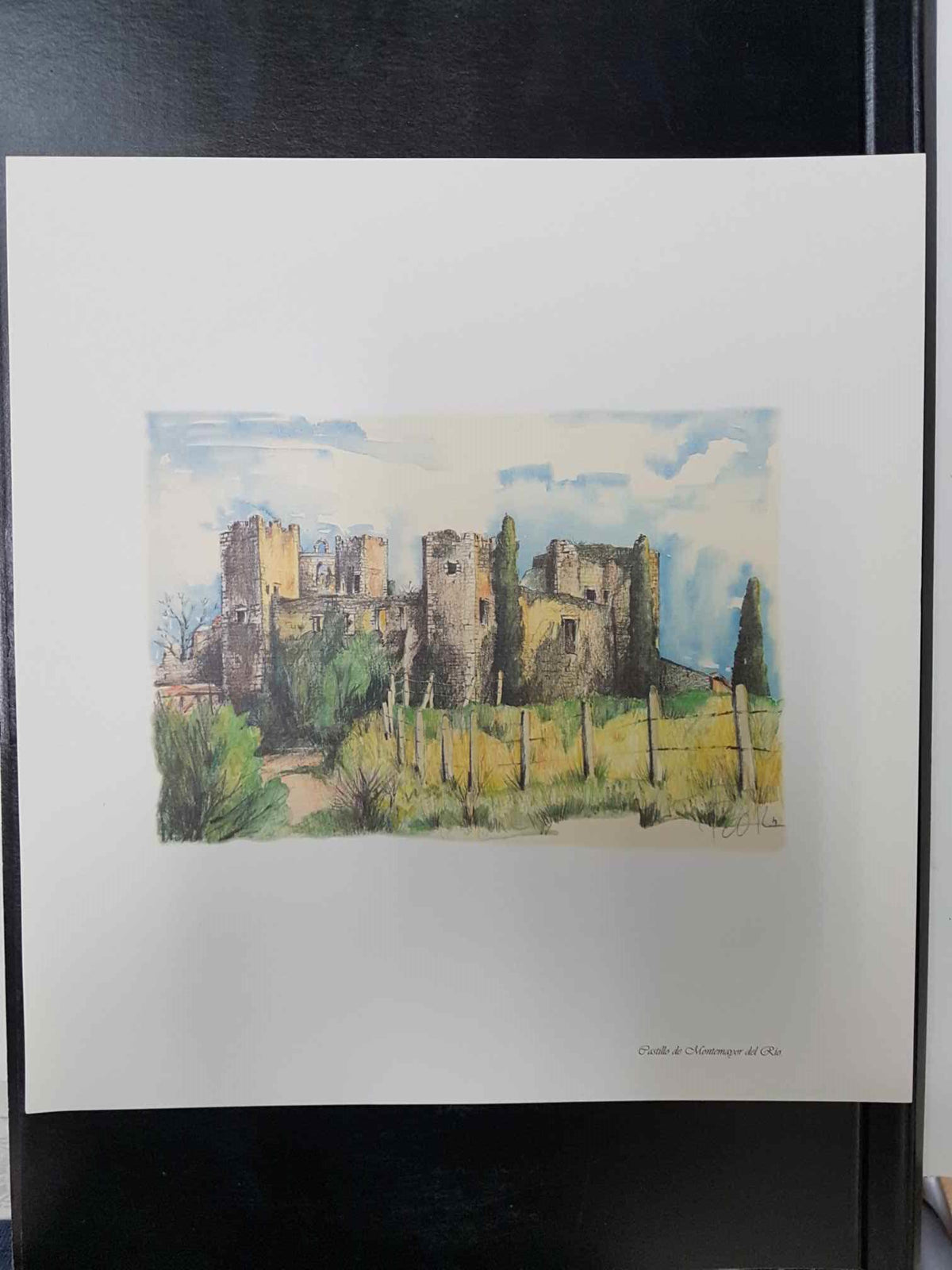 Lamina de Salamanca: Castillo de Montemayor del Rio