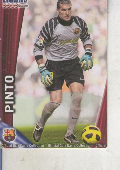 Cromo Liga 2012: Pinto del Barça