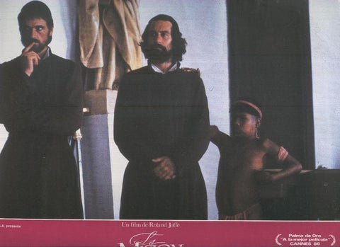Caratula cine: La mision , un film de Roland Joffe, numerada 5 en trasera