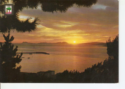 Postal 037681 : Vigo. Islas Cies. Puesta de Sol