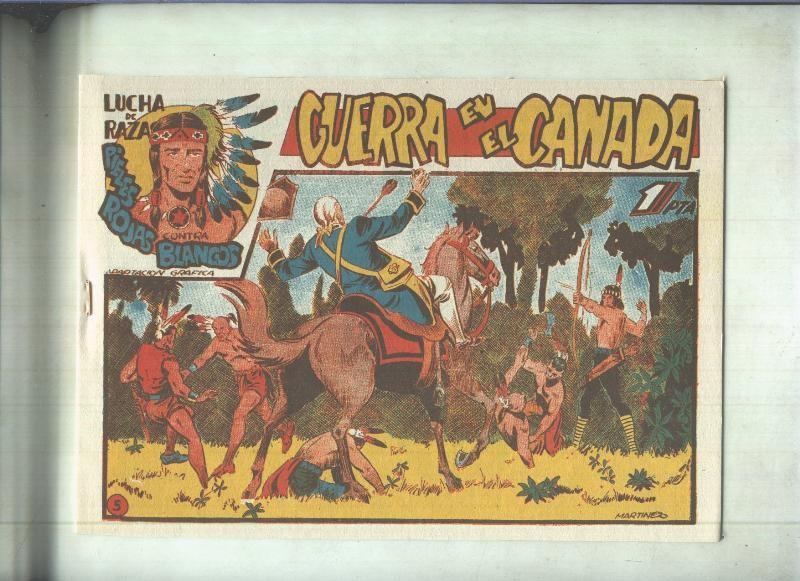 Facsimil: Lucha de Razas numero 05: Guerra en el canada