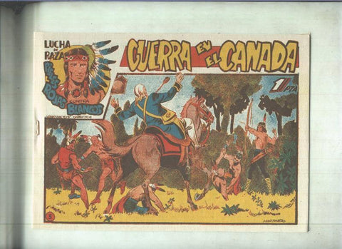 Facsimil: Lucha de Razas numero 05: Guerra en el canada