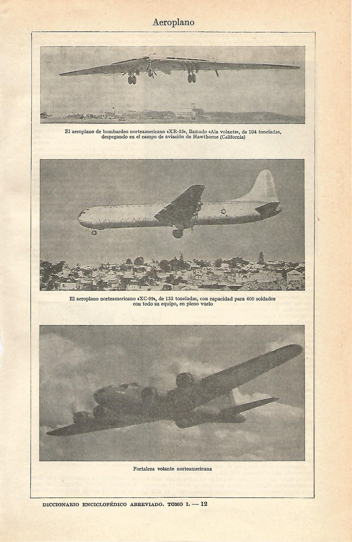 Lamina 010: Aeroplano