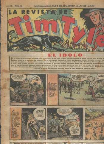 Tim Tyler de Hispano Americana numero 051 (procede de tomo desencuadernado)