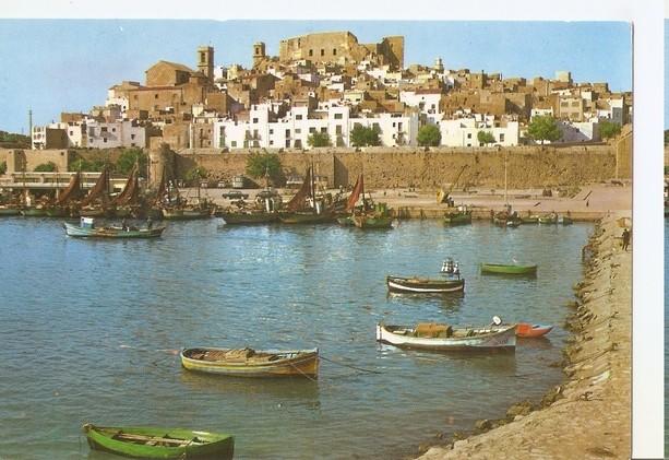 Postal 047179 : Peñiscola (Castellon). Detalle del puerto