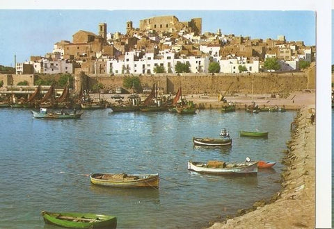 Postal 047179 : Peñiscola (Castellon). Detalle del puerto