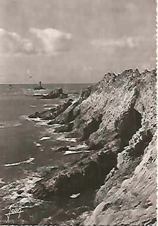 POSTAL 17840: POINTE DU RAZ Faro de la Vieille