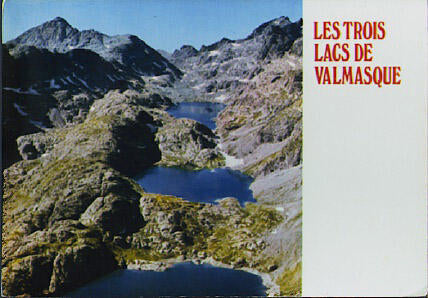 POSTAL 61282: Lagos Les trois lacs de valmasque