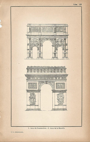 Lamina 055: Arco de Constantino - Arco de la Estrella