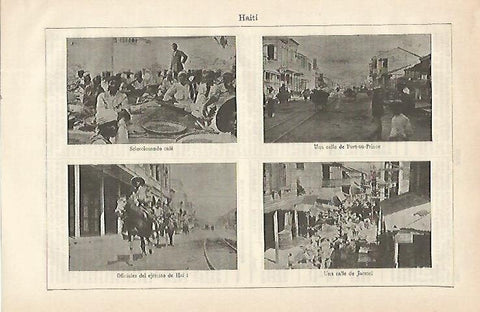 LAMINA ESPASA 21540: Vistas de Haiti