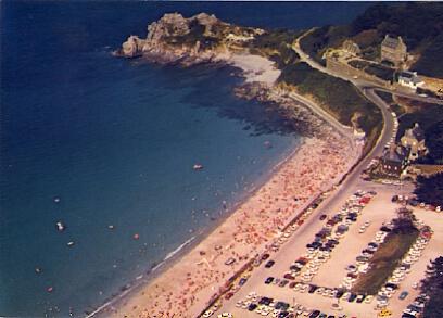 POSTAL 57625: Perros-Guirec La plage de Testrignel et la Pointe du Château