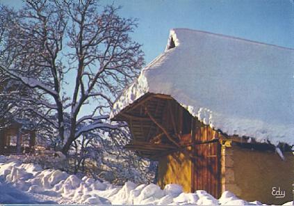 POSTAL 57638: La grande enfouie sous la neige (Chez Nous)
