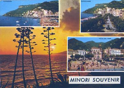 POSTAL 57643: Minori souvenir costiera Amalfitana
