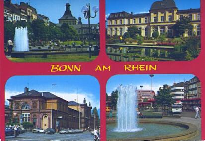 POSTAL 57645: Bonn am Rhein Alemania
