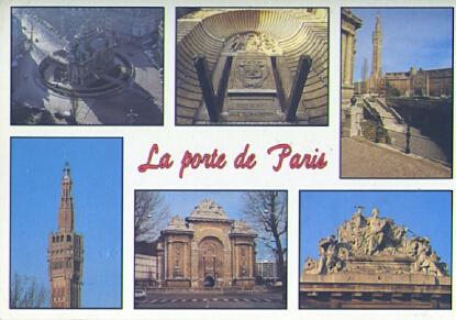 POSTAL 57657: La porte de Paris Lille