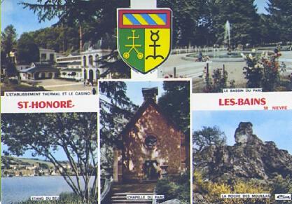 POSTAL 57665: St Honore les Bains (Nievre)