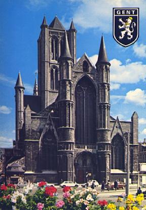 POSTAL 57723: Gent Eglise St. Nicolas En partie du 13o siecle