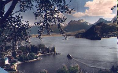 POSTAL 57742: Lac d Annecy Talloires et le Petit Lac