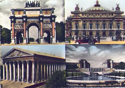 POSTAL 57746: Paris et ses merveilles